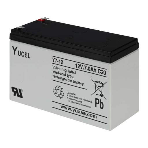 Yuasa 7Ah 12V Sealed Lead Acid Yucel Battery