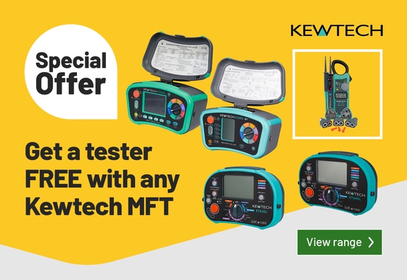 Free Tester with any Kewtech MFT